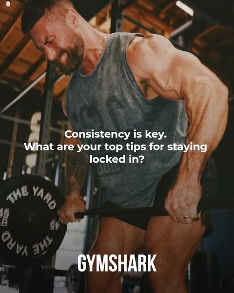 A high-intensity, dark-themed image of a bodybuilder performing a heavy row, paired with an open-ended engagement question.